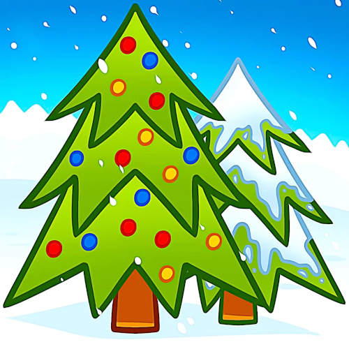 Festlicher Tannenbaum