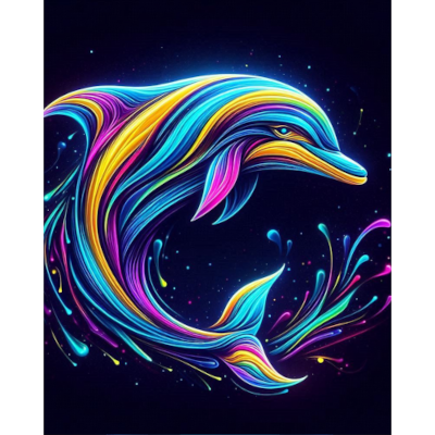 Neon-Wellenreiter